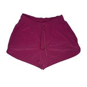 Abercrombie YPB motionTEK High Rise Lined Workout Short | Fuchsia | Large